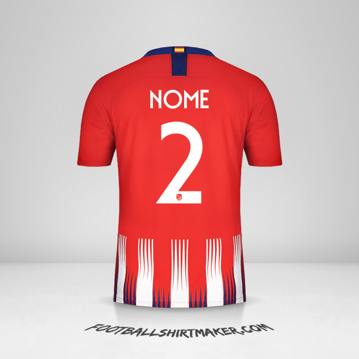 Maglia Atletico Madrid Cup 2018/19 -  nome - 2