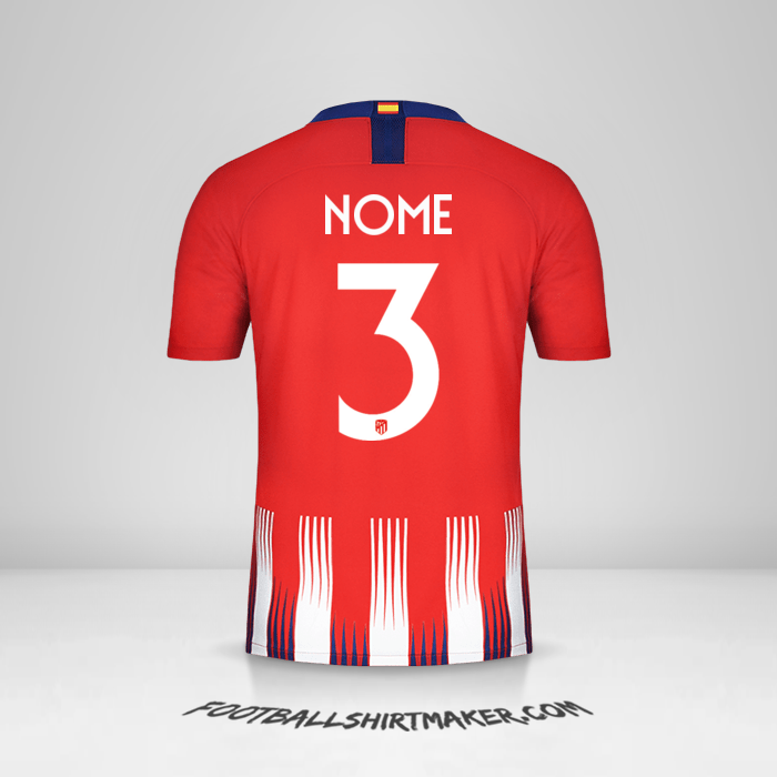 Maglia Atletico Madrid Cup 2018/19 -  nome - 3