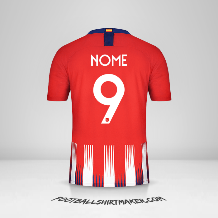 Maglia Atletico Madrid Cup 2018/19 -  nome - 9