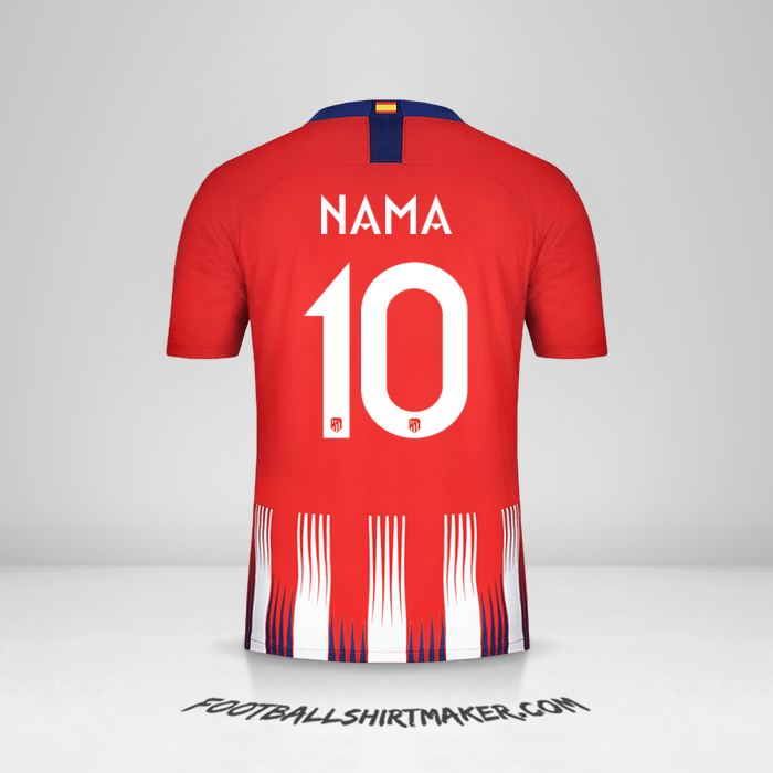 Jersey Atletico Madrid Cup 2018/19 -  nama - 10