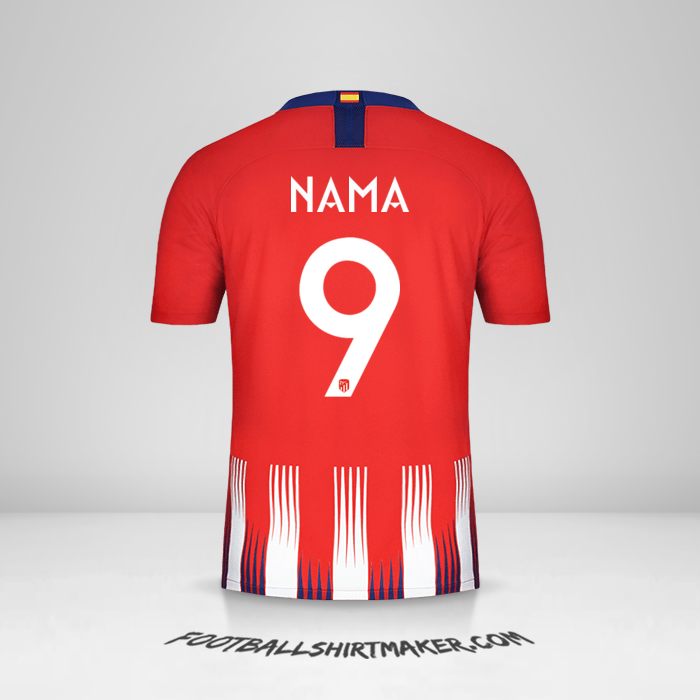 Jersey Atletico Madrid Cup 2018/19 -  nama - 9