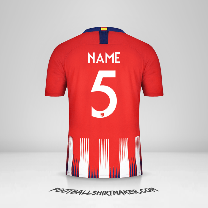 Jersey Atletico Madrid Cup 2018/19 -  name - 5