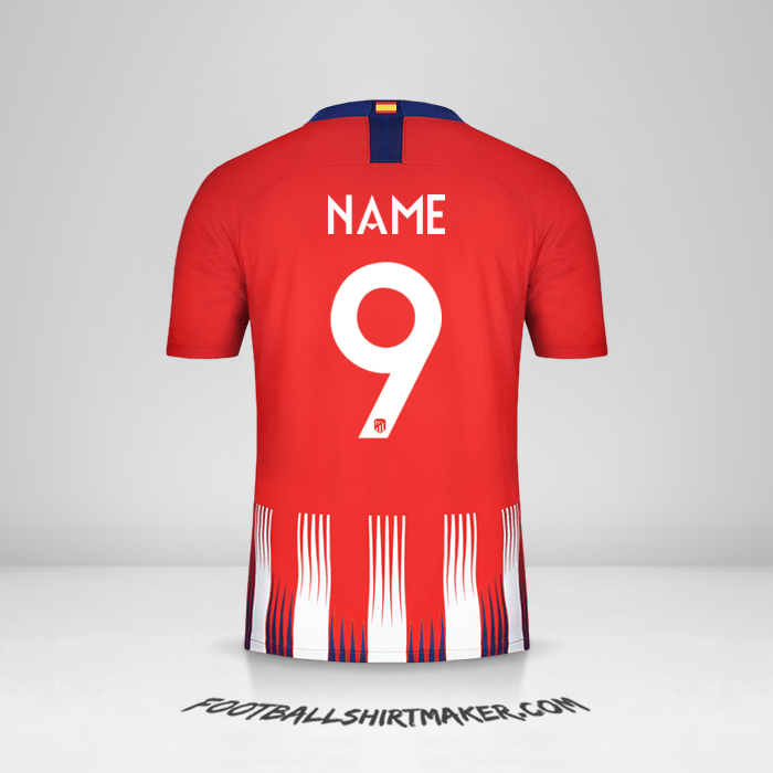 Shirt Atletico Madrid Cup 2018/19 -  name - 9