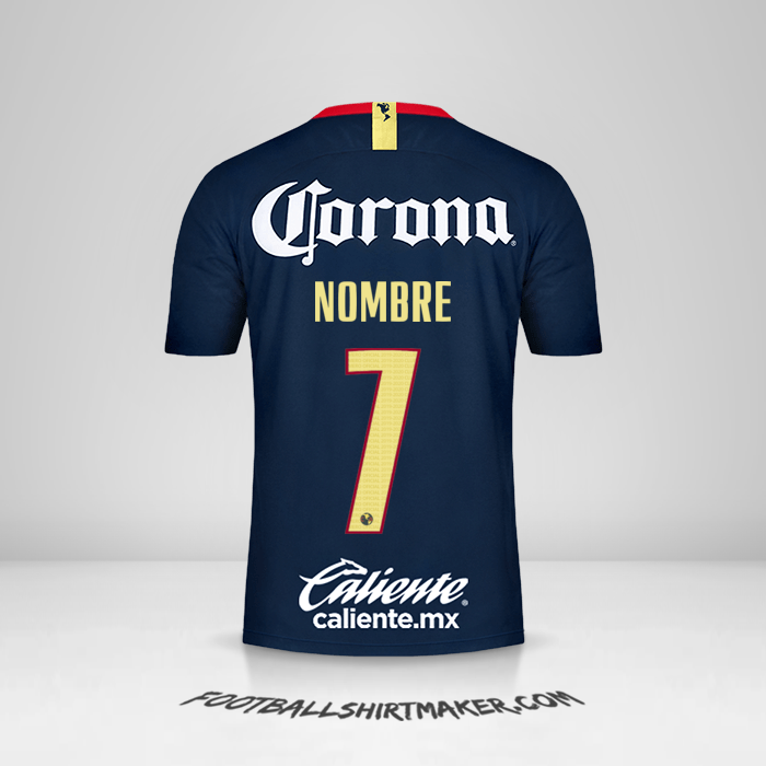 Jersey Club America 2018/19 Visita -  nombre - 7