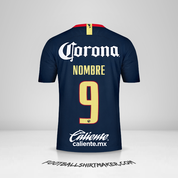 Jersey Club America 2018/19 Visita -  nombre - 9