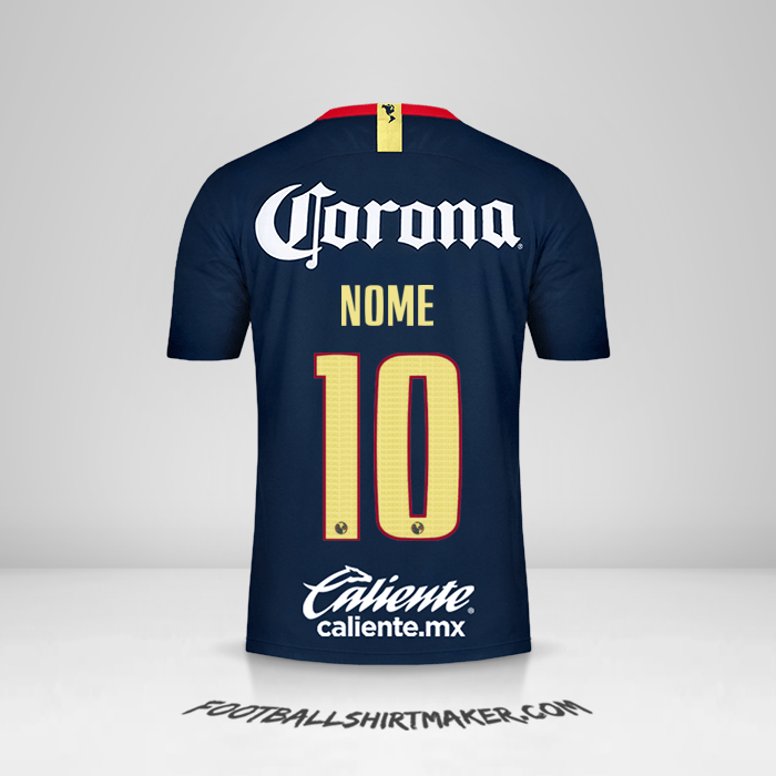 Maglia Club America 2018/19 Seconda -  nome - 10