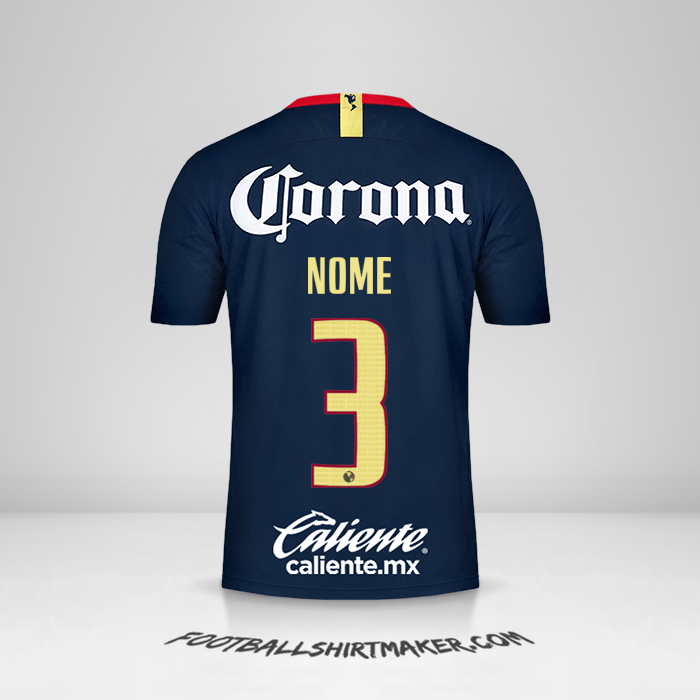 Maglia Club America 2018/19 Seconda -  nome - 3