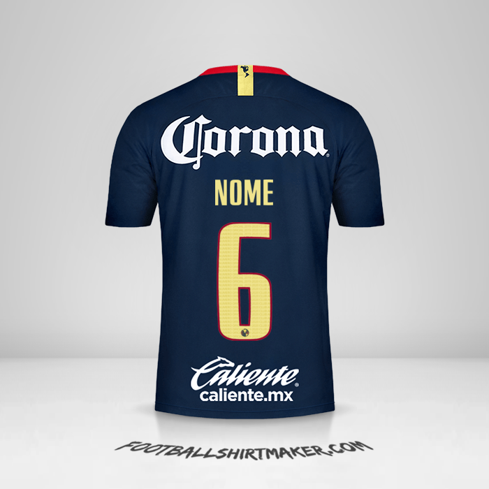 Maglia Club America 2018/19 Seconda -  nome - 6