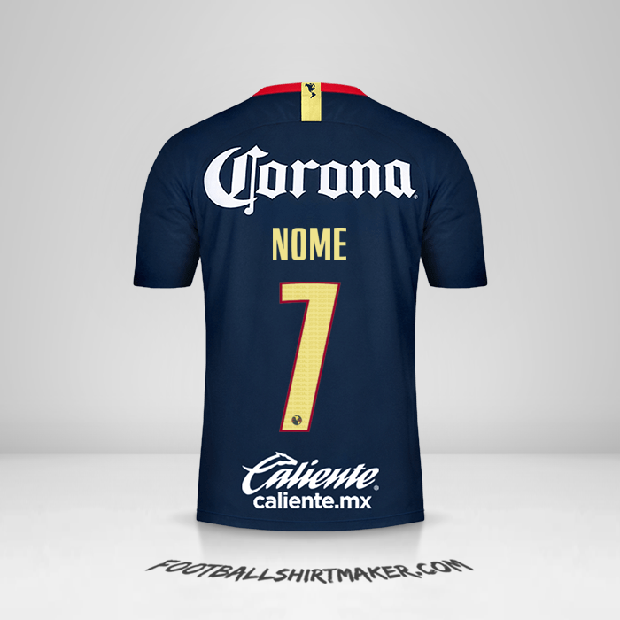 Maglia Club America 2018/19 Seconda -  nome - 7