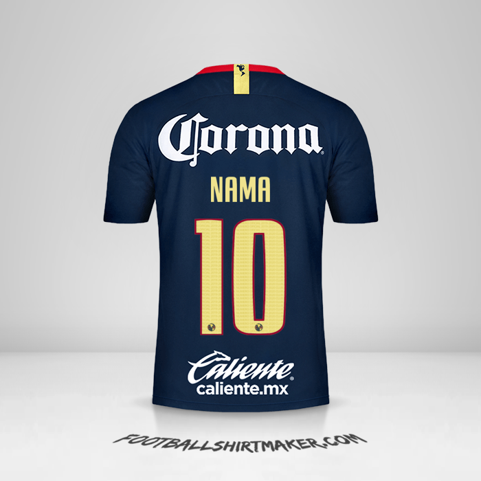 Jersey Club America 2018/19 Alternatif -  nama - 10