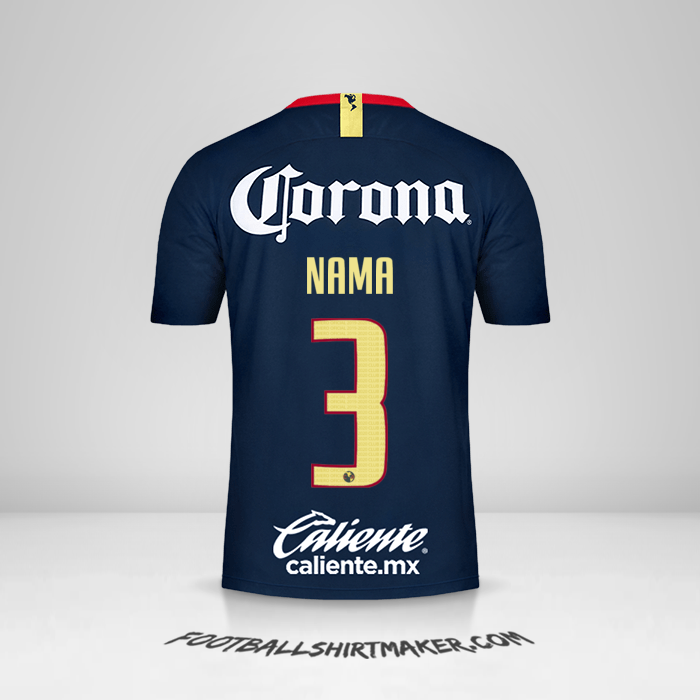 Jersey Club America 2018/19 Alternatif -  nama - 3