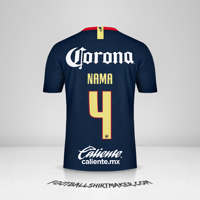 Jersey Club America 2018/19 Alternatif -  nama - 4
