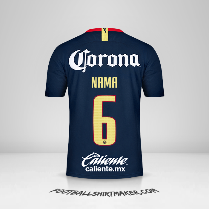 Jersey Club America 2018/19 Alternatif -  nama - 6