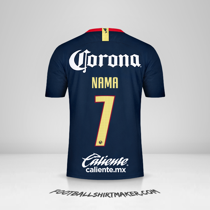 Jersey Club America 2018/19 Alternatif -  nama - 7