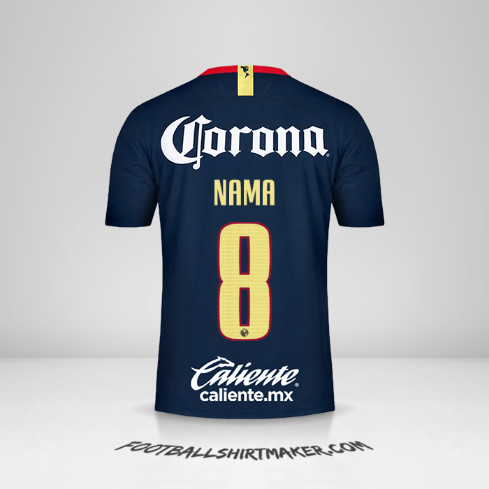 Jersey Club America 2018/19 Alternatif -  nama - 8