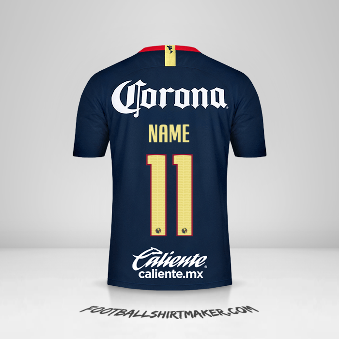 Trikot Club America 2018/19 Auswärts -  name - 11