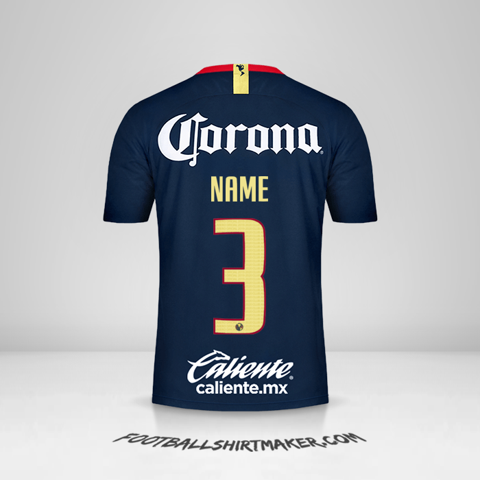 Trikot Club America 2018/19 Auswärts -  name - 3