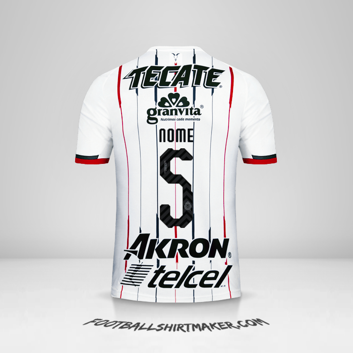 Camisola Guadalajara 2018/19 Alternativa -  nome - 5