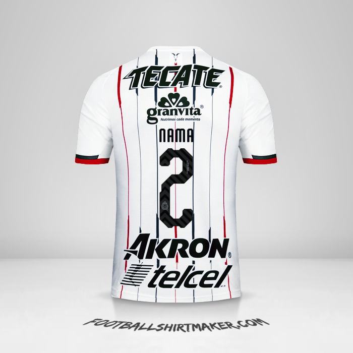 Jersey Guadalajara 2018/19 Alternatif -  nama - 2