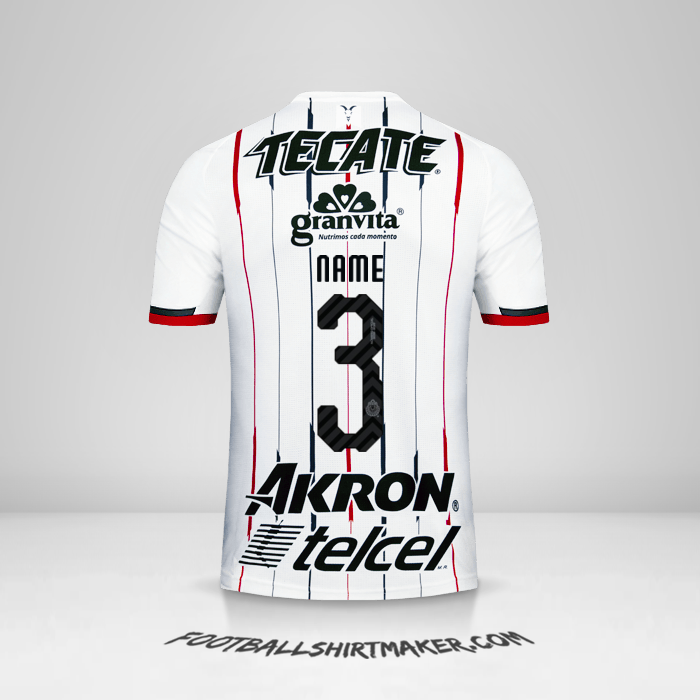 Trikot Guadalajara 2018/19 Auswärts -  name - 3