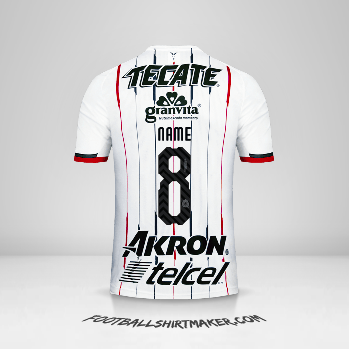 Jersey Guadalajara 2018/19 Away -  name - 8