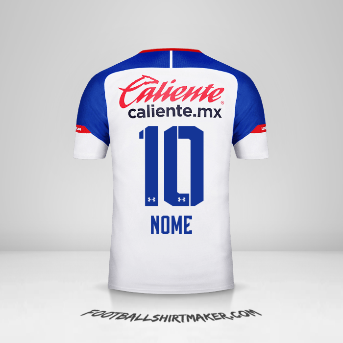 Maglia Cruz Azul 2018/19 Seconda -  nome - 10