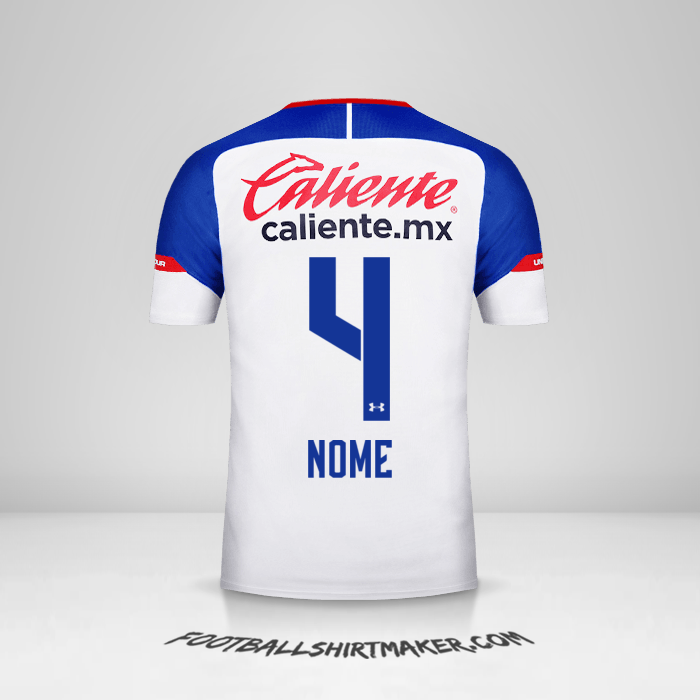 Camisa Cruz Azul 2018/19 Alternativa -  nome - 4