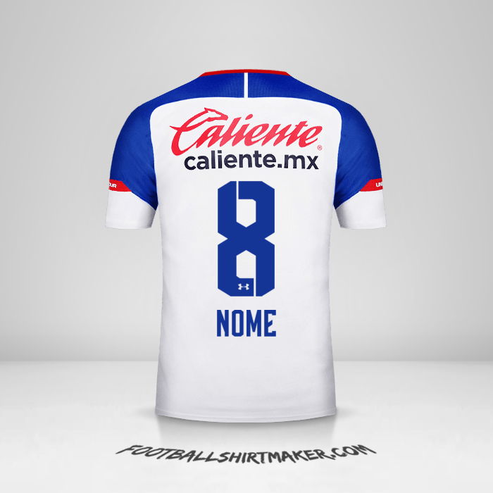 Maglia Cruz Azul 2018/19 Seconda -  nome - 8