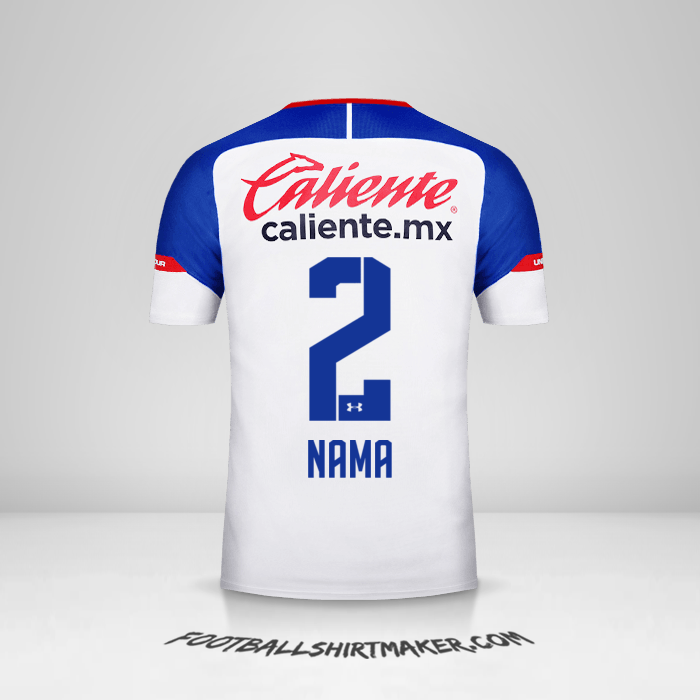 Jersey Cruz Azul 2018/19 Alternatif -  nama - 2