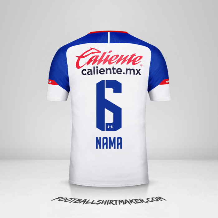 Jersey Cruz Azul 2018/19 Alternatif -  nama - 6
