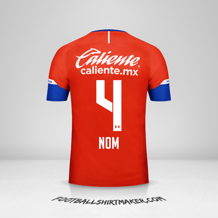 Maillot Cruz Azul 2018/19 Troisième -  nom - 4
