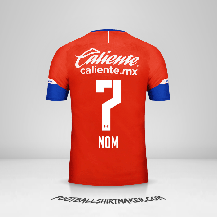 Maillot Cruz Azul 2018/19 Troisième -  nom - 7