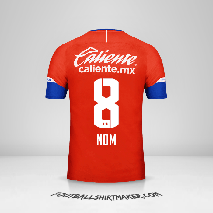 Maillot Cruz Azul 2018/19 Troisième -  nom - 8