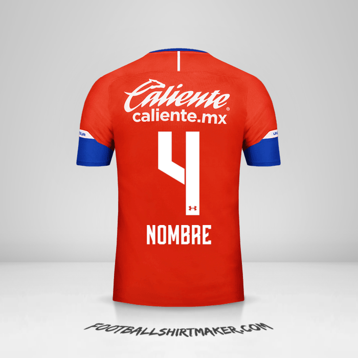 Jersey Cruz Azul 2018/19 Tercera -  nombre - 4