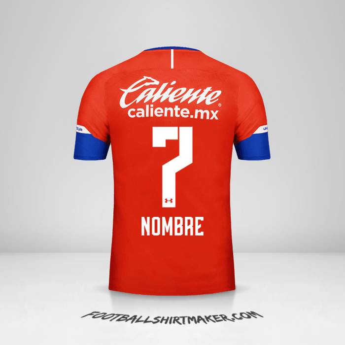 Jersey Cruz Azul 2018/19 Tercera -  nombre - 7
