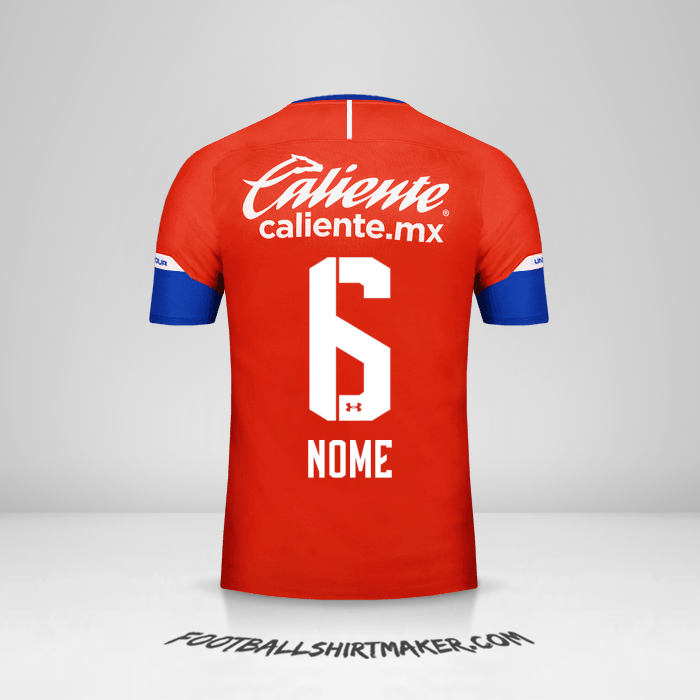 Maglia Cruz Azul 2018/19 Terza -  nome - 6