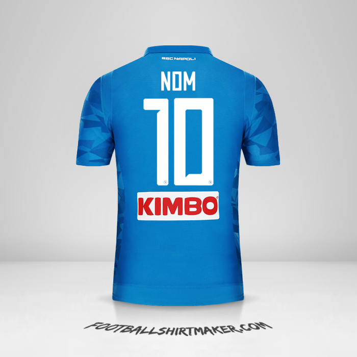 Maillot SSC Napoli 2018/19 -  nom - 10