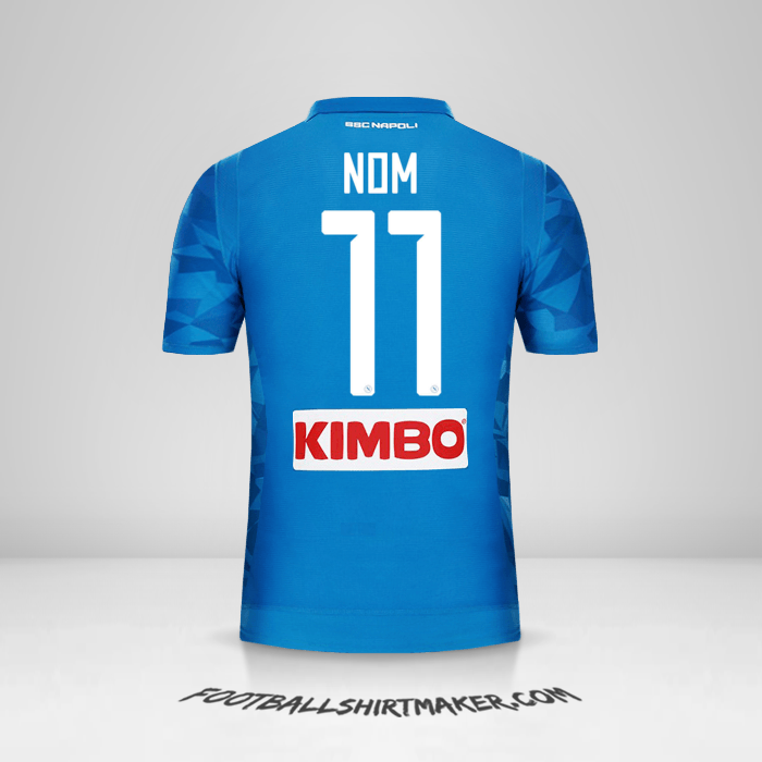 Maillot SSC Napoli 2018/19 -  nom - 11