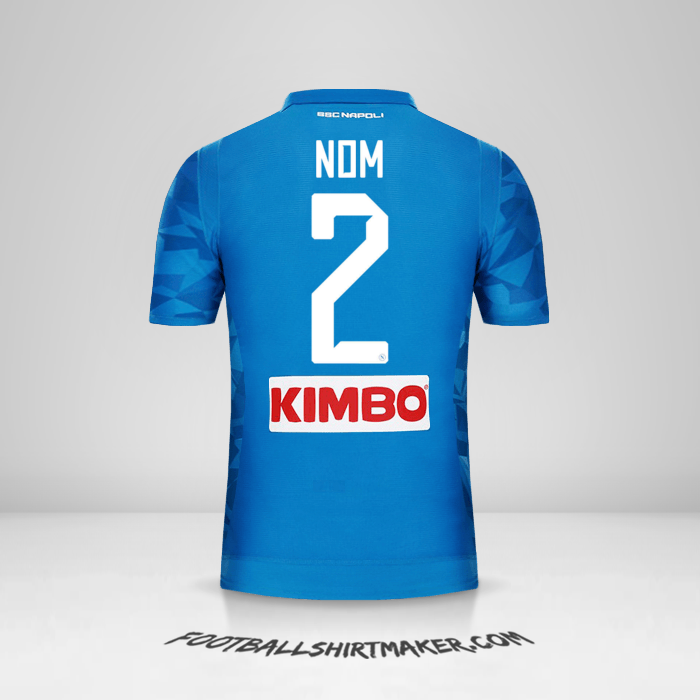 Maillot SSC Napoli 2018/19 -  nom - 2