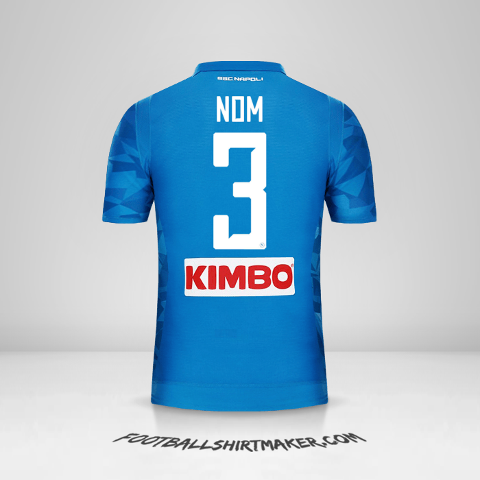Maillot SSC Napoli 2018/19 -  nom - 3