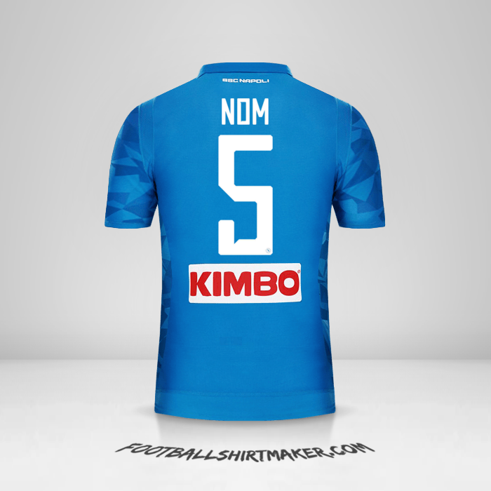 Maillot SSC Napoli 2018/19 -  nom - 5