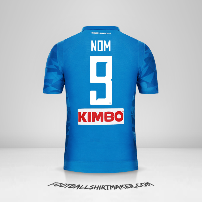 Maillot SSC Napoli 2018/19 -  nom - 9