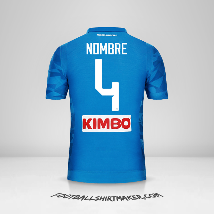 Jersey SSC Napoli 2018/19 -  nombre - 4