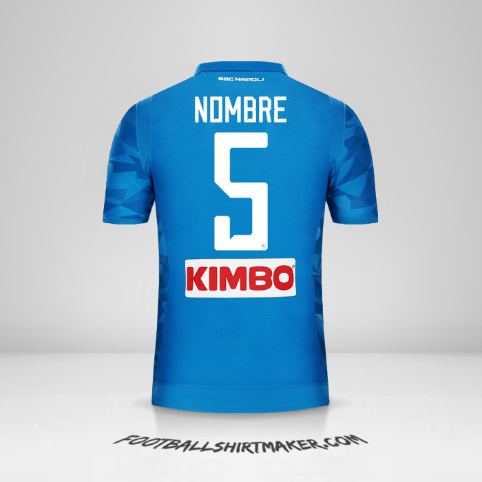 Jersey SSC Napoli 2018/19 -  nombre - 5