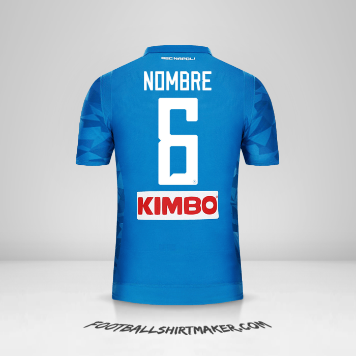 Jersey SSC Napoli 2018/19 -  nombre - 6
