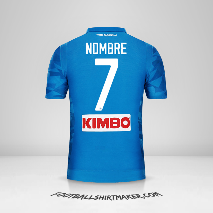 Camiseta SSC Napoli 2018/19 -  nombre - 7