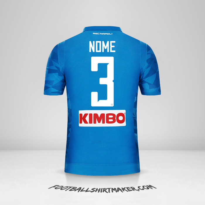 Camisola SSC Napoli 2018/19 -  nome - 3