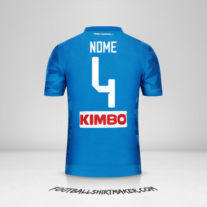 Camisa SSC Napoli 2018/19 -  nome - 4