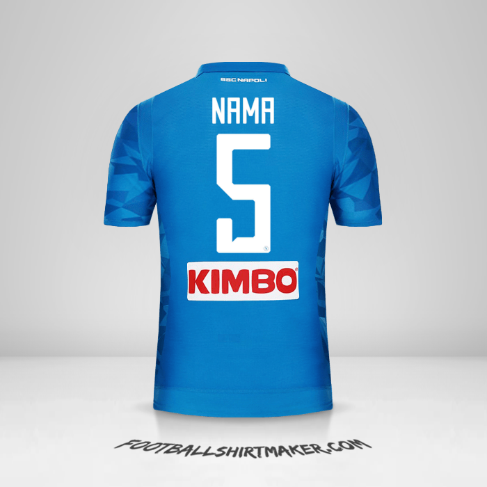 Jersey SSC Napoli 2018/19 -  nama - 5