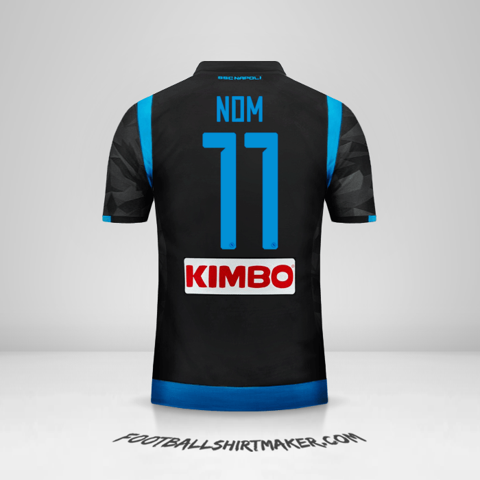 Maillot SSC Napoli 2018/19 Extérieur -  nom - 11